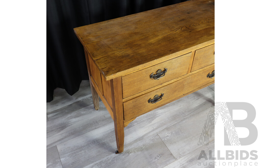 Oak Elevated Chest of Drawers