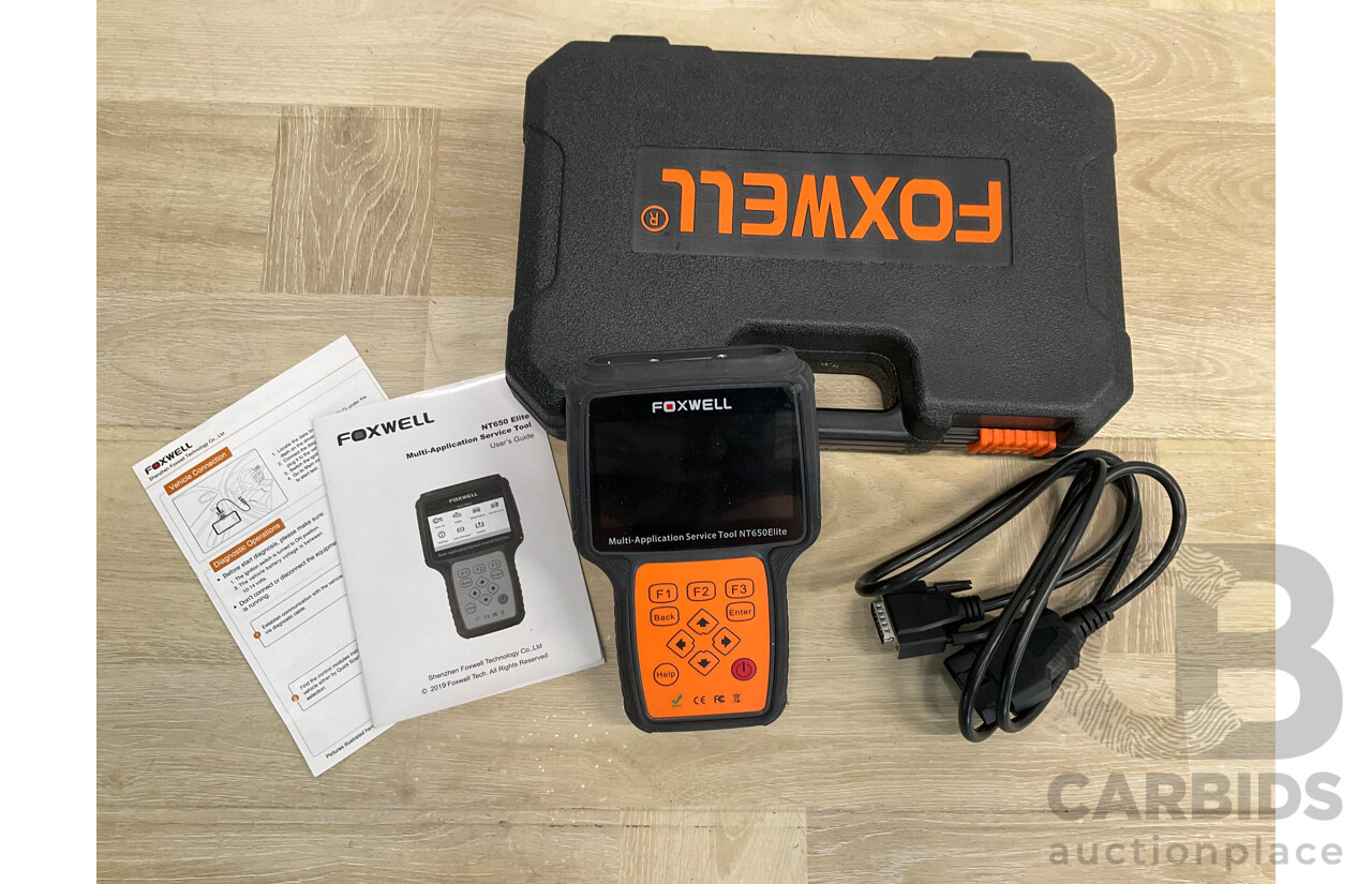 FOXWELL NT650 Elite Diagnostic Tool Car Code Reader Automotive Scanner