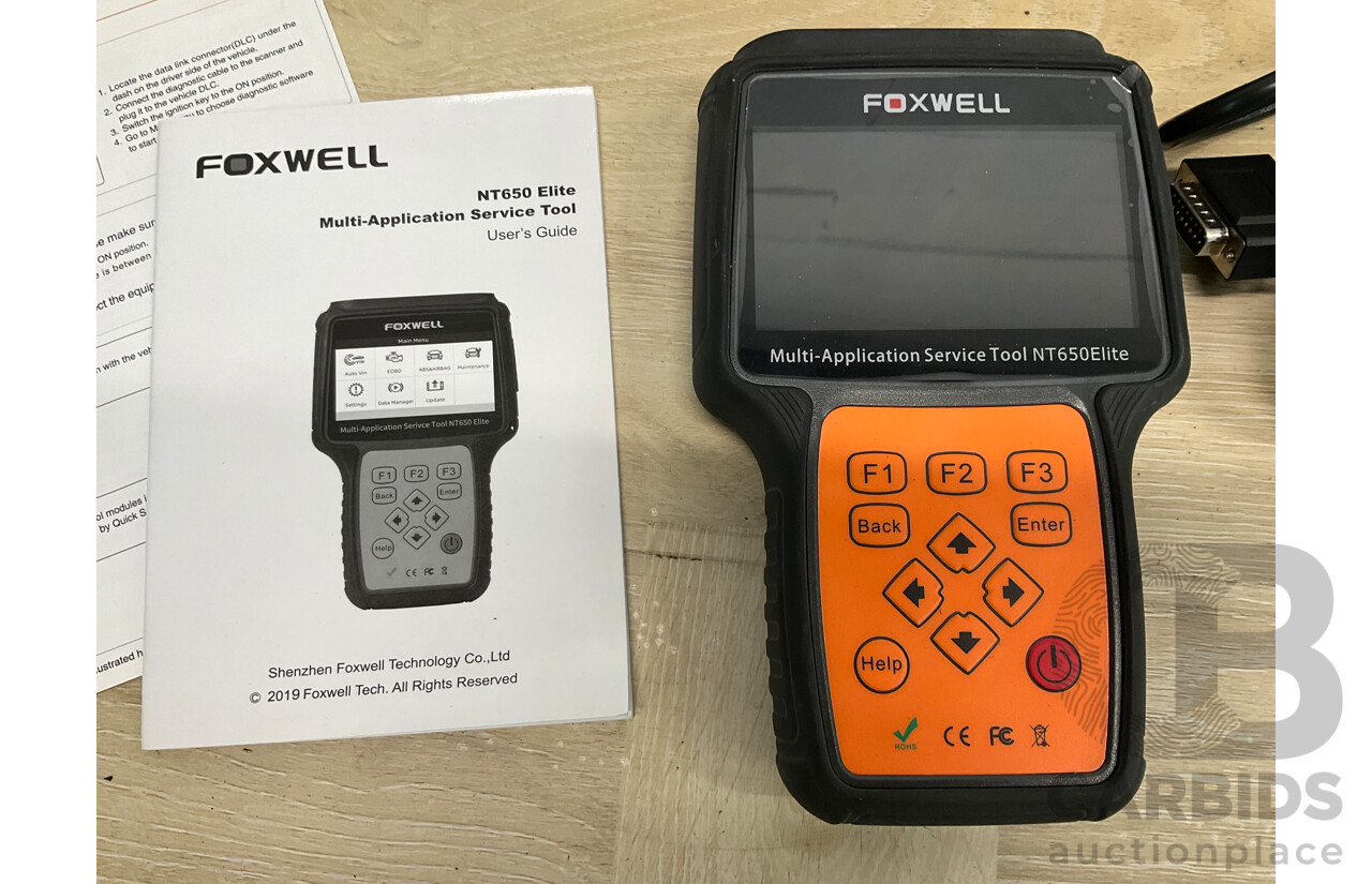 FOXWELL NT650 Elite Diagnostic Tool Car Code Reader Automotive Scanner