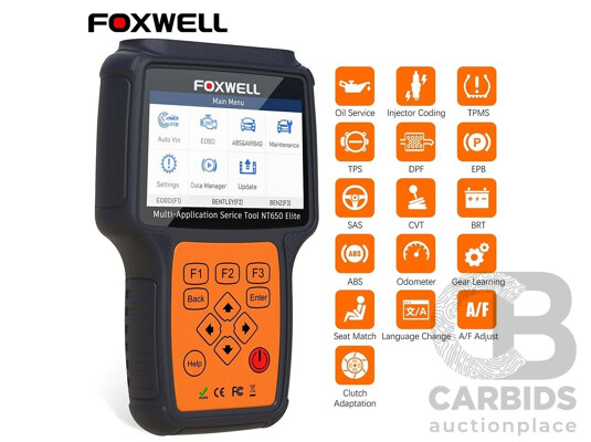 FOXWELL NT650 Elite Diagnostic Tool Car Code Reader Automotive Scanner