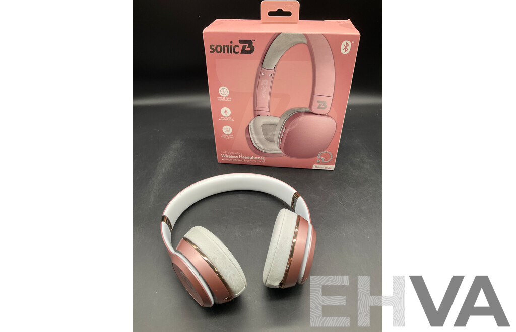 SONIC B Wireless Headphones - Lot of 2