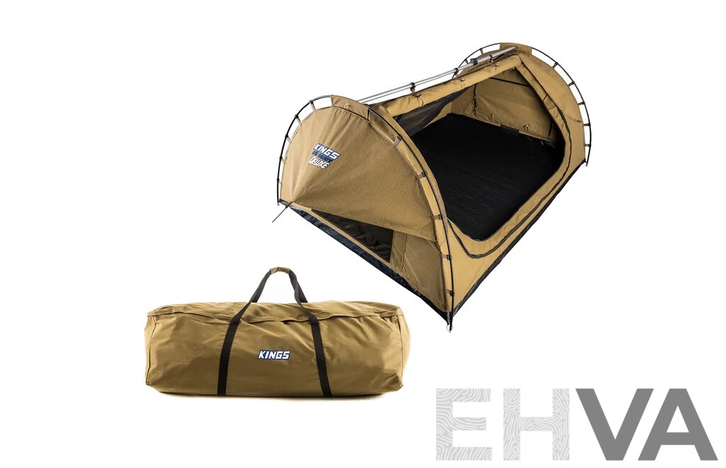 Kings Big Daddy Deluxe Double Swag + Swag Canvas Bag