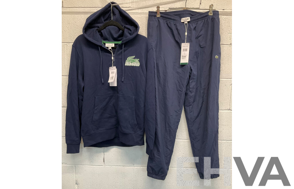 LACOSTE Mens Track Pants and Hoodie  - Lot of 2