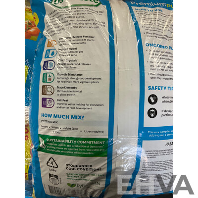 Osmocote Premium Plus Superior Potting Mix 50L - Lot of 4