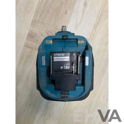 Makita DTW700 18V Cordless Brushless Mid-Torque Impact Wrench - Skin Only 