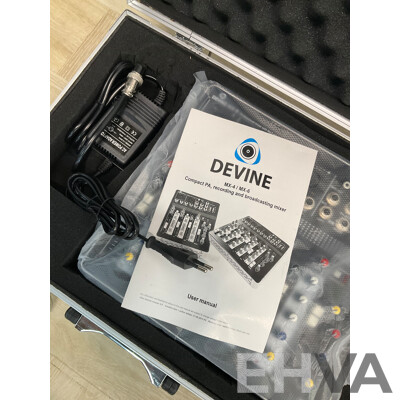 DEVINE MX-4 / MX-6 Compact PA, Recording and Broadcasting Mixer