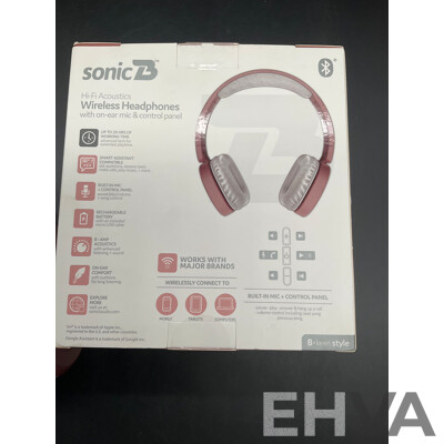 SONIC B Wireless Headphones - Lot of 2