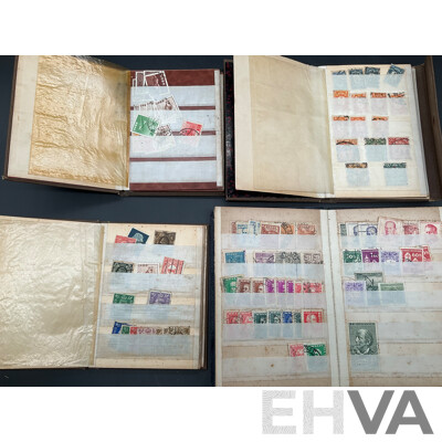 Collection of Vintage International Cancelled Stamps Including Malaysia, Czechoslovakia, Brazil, Denmark and More