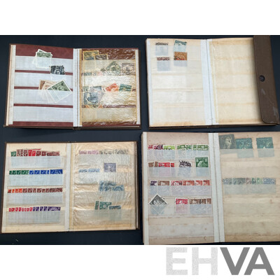 Collection of Vintage International Cancelled Stamps Including Malaysia, Czechoslovakia, Brazil, Denmark and More