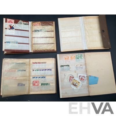 Collection of Vintage International Cancelled Stamps Including Malaysia, Czechoslovakia, Brazil, Denmark and More