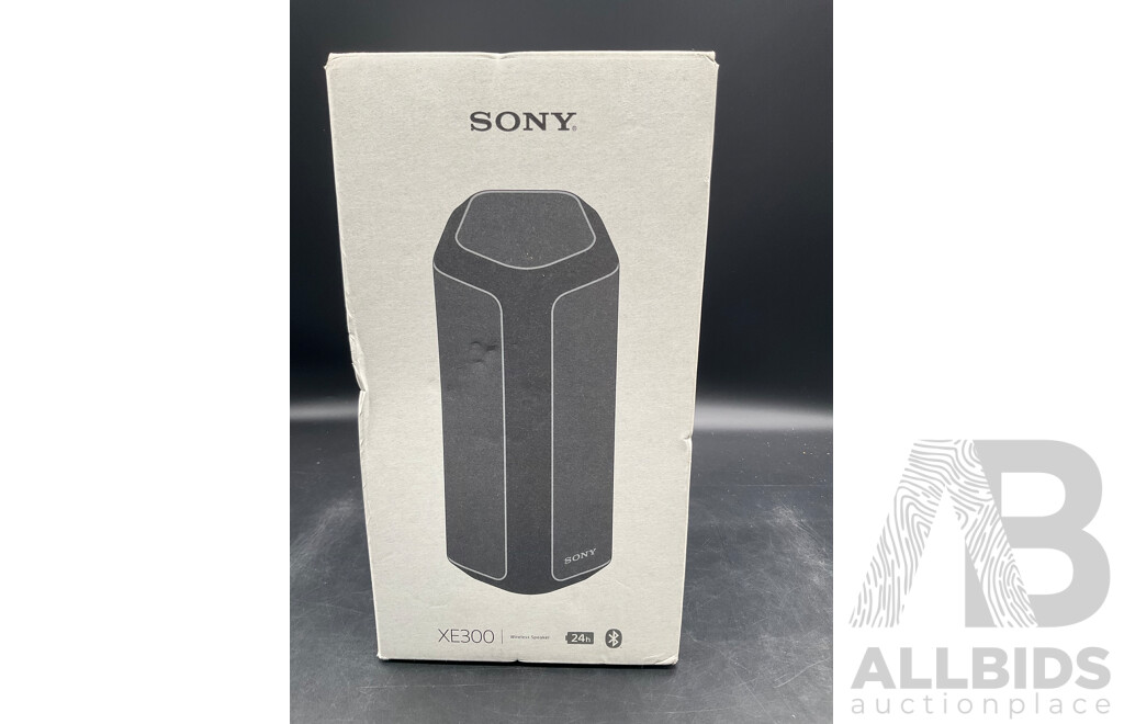 Sony XE300 Portable Wireless Speaker - BLACK - ORP $199