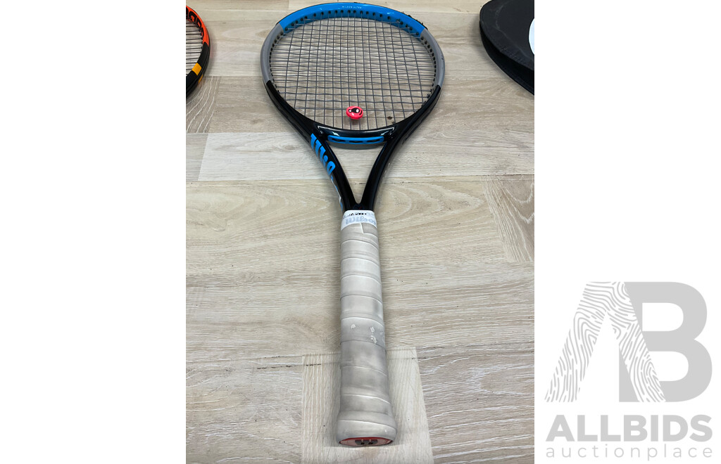 Babolat Pure Aero Rafa Strung Racquet 2021 and Wilson Ultra 100 - ORP $689