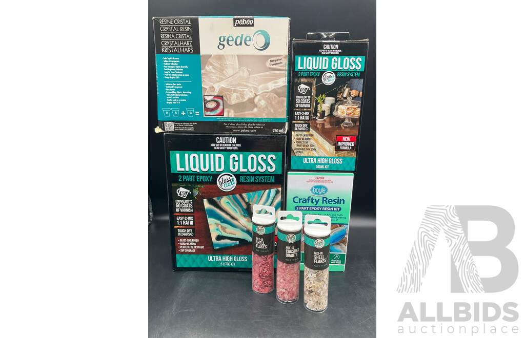 Assorted Epoxy Kits and Accessories - Lot of 7