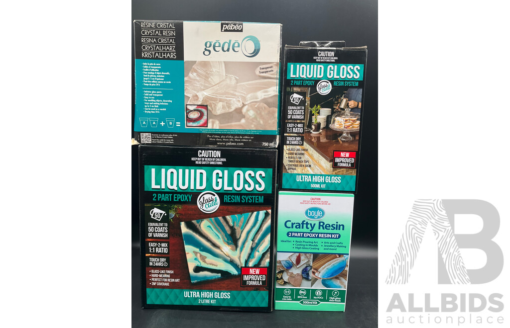 Assorted Epoxy Kits and Accessories - Lot of 7