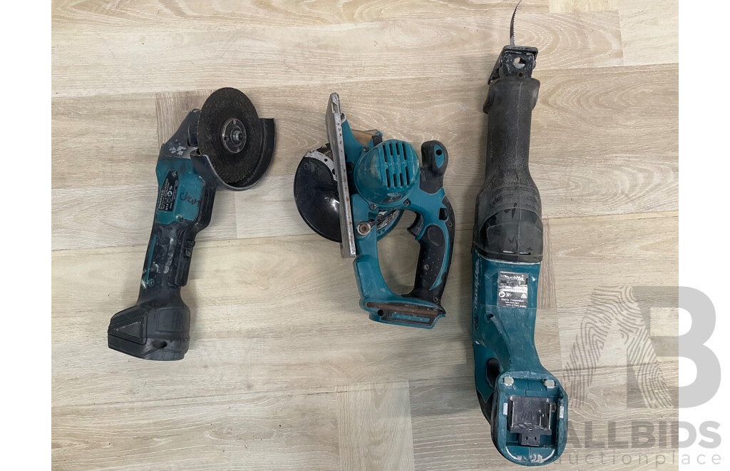 Assorted of  MAKITA Power Tools - Lot of 3