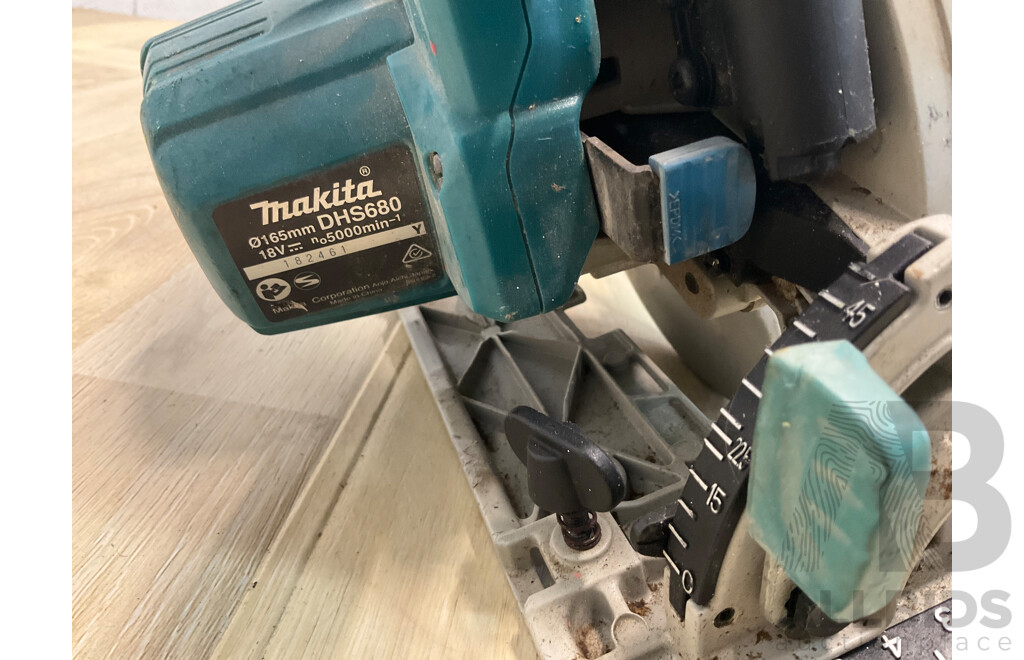 Makita 18V Brushless Circular Saw DHS680Z - Skin Only - ORP $369