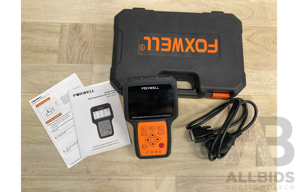 FOXWELL NT650 Elite Diagnostic Tool Car Code Reader Automotive Scanner