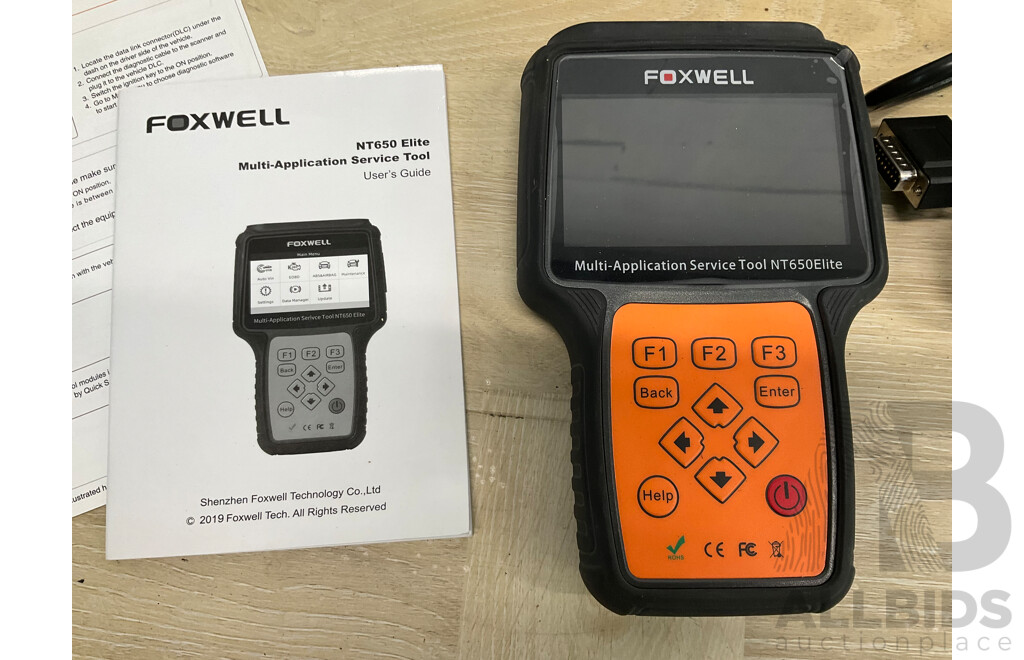 FOXWELL NT650 Elite Diagnostic Tool Car Code Reader Automotive Scanner