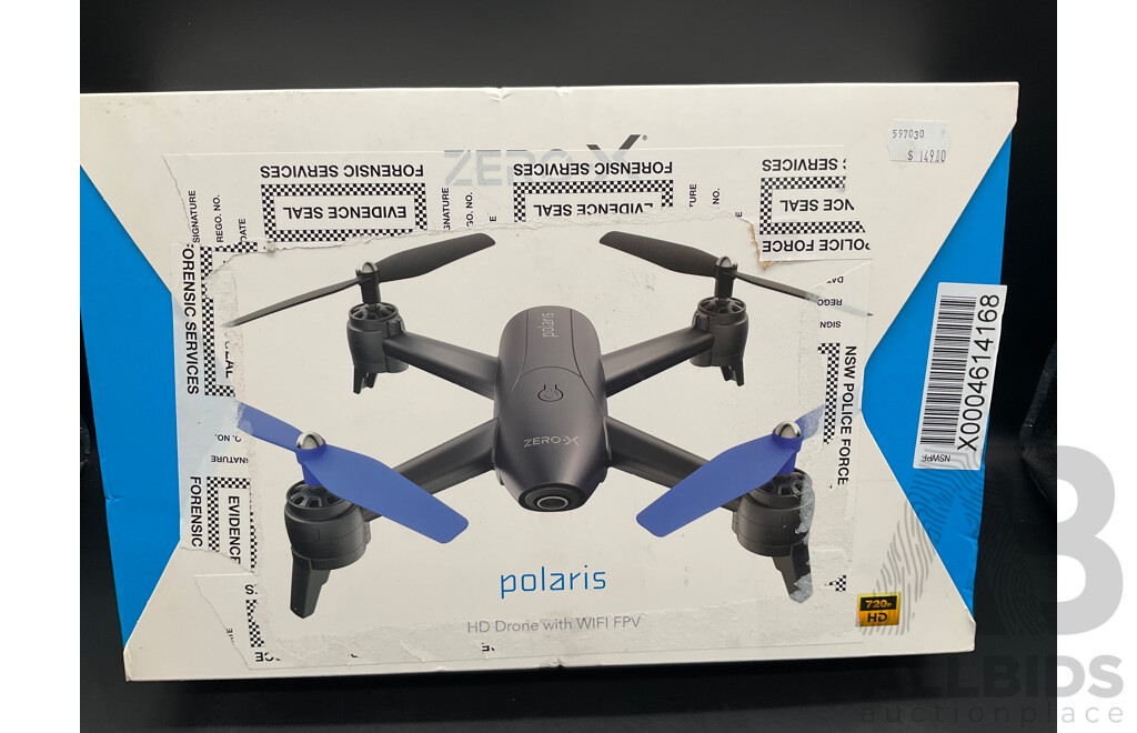 POLARIS  HD Drone with Wifi and STUNT Drone - Lot of 2