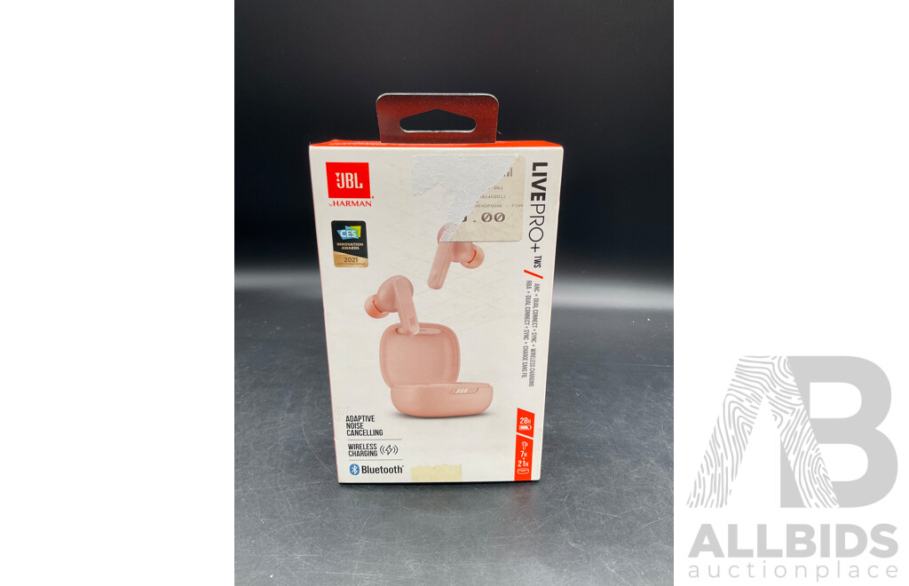 JBL Live Pro+ TWS Wireless Earbuds - Pink