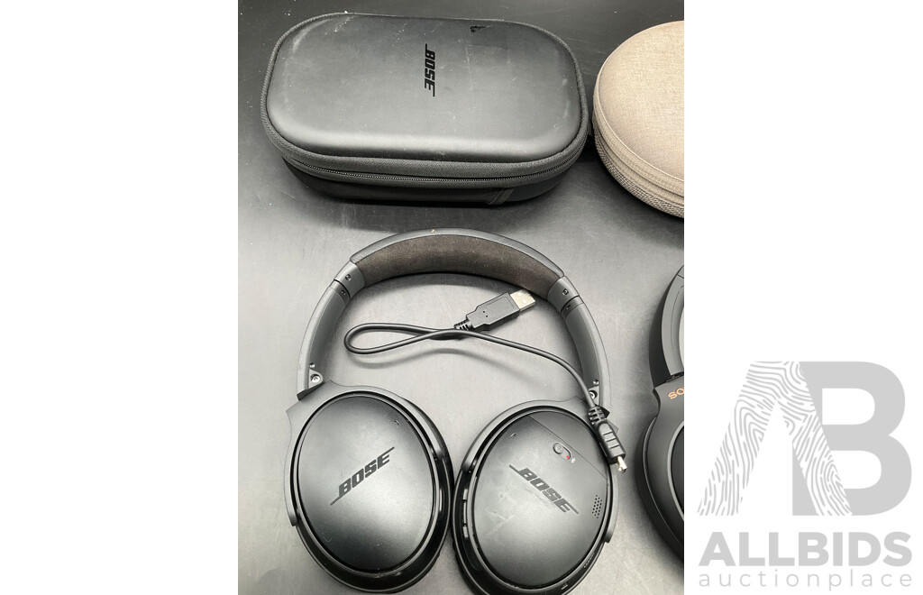 BOSE and SONY Headphones - Lot of 2