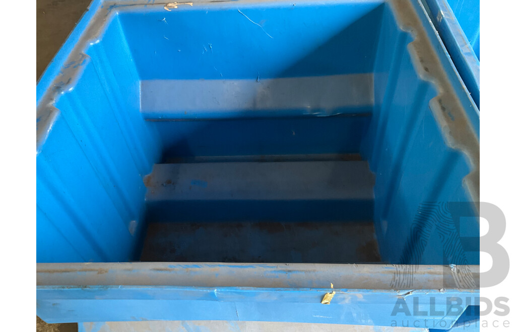 Blue Storage Tub X2