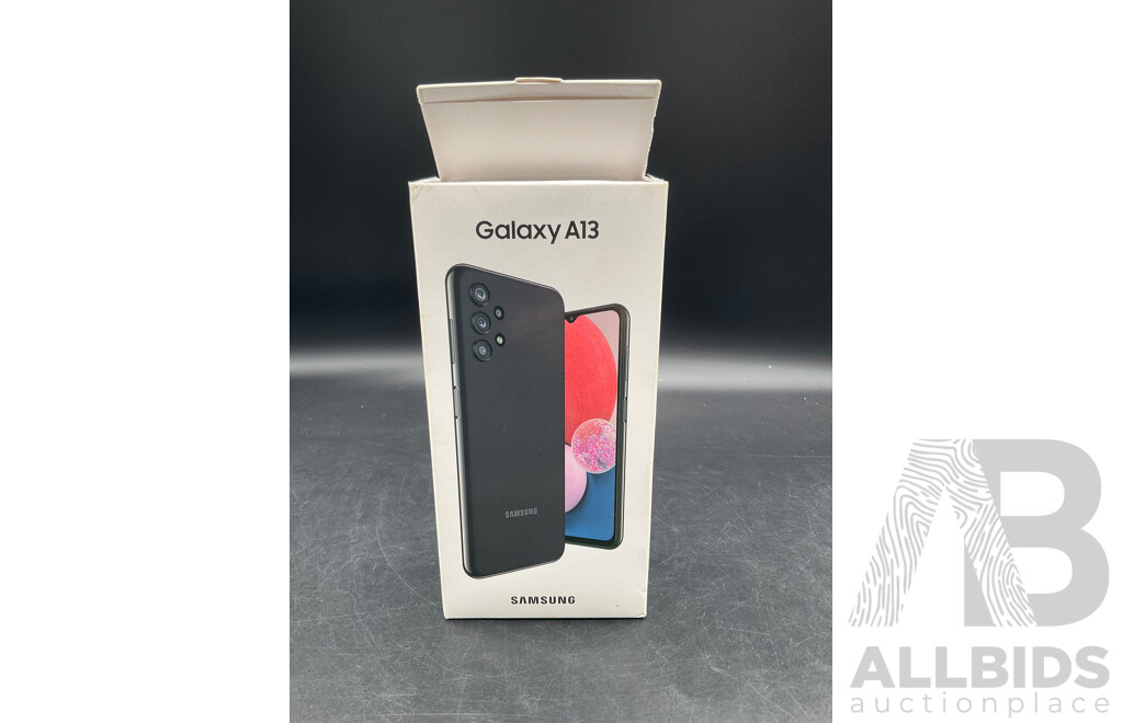 Samsung Galaxy A13 Smartphone, Black 128GB - ORP $284