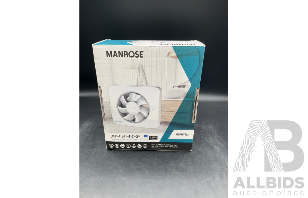 MANROSE Air Sense Smart Exhaust Fan - ORP $335