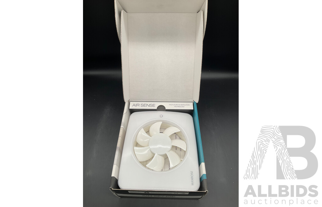 MANROSE Air Sense Smart Exhaust Fan - ORP $335