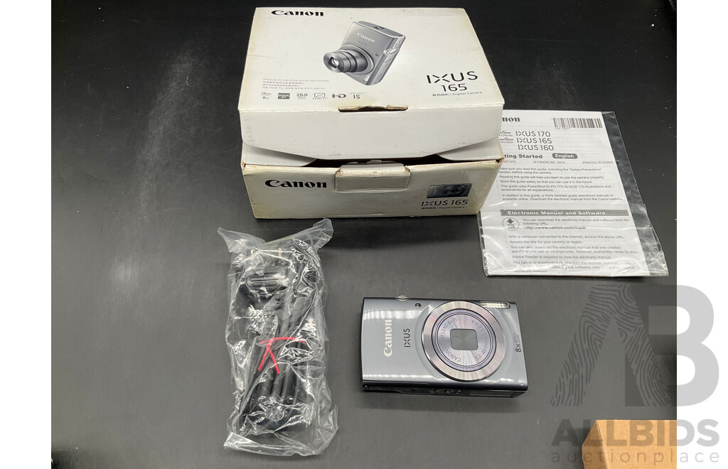 SONY Video Camera and CANON Digital Camera - Lot of 2