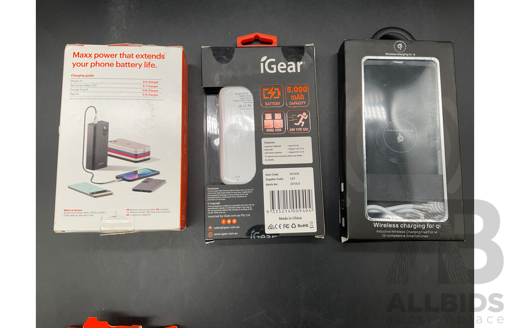 CYGNETT, IGEAR Power Bank - Lot of 3