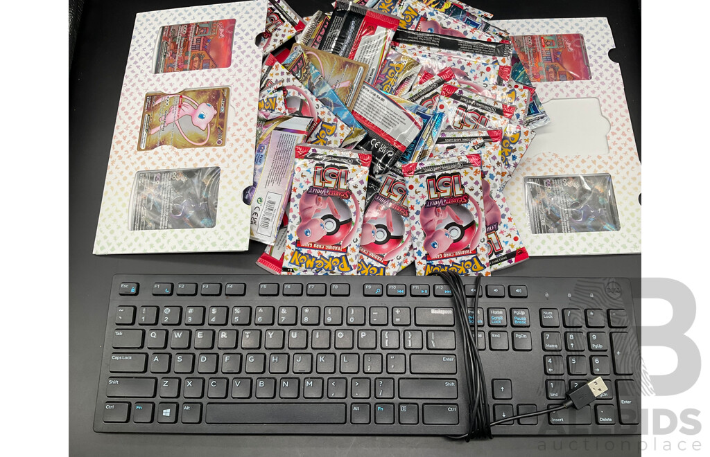 POKEMON Cards and  Keyboard