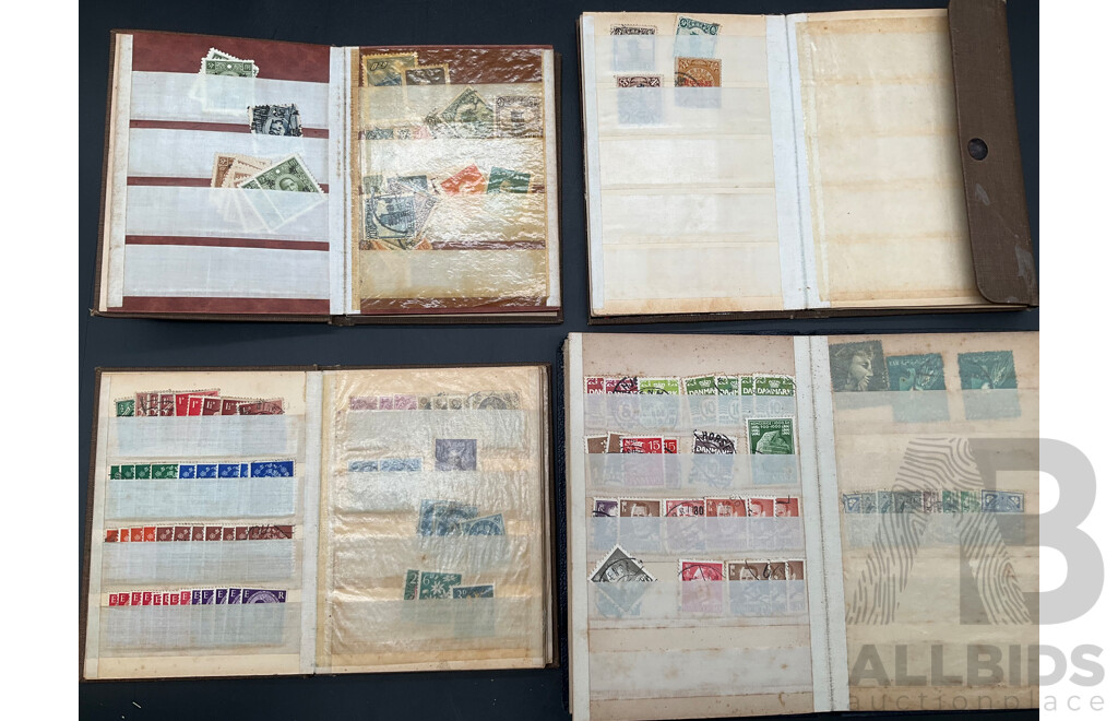 Collection of Vintage International Cancelled Stamps Including Malaysia, Czechoslovakia, Brazil, Denmark and More