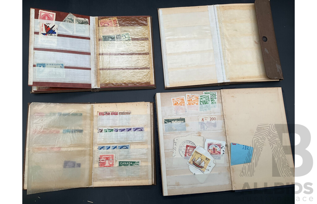 Collection of Vintage International Cancelled Stamps Including Malaysia, Czechoslovakia, Brazil, Denmark and More