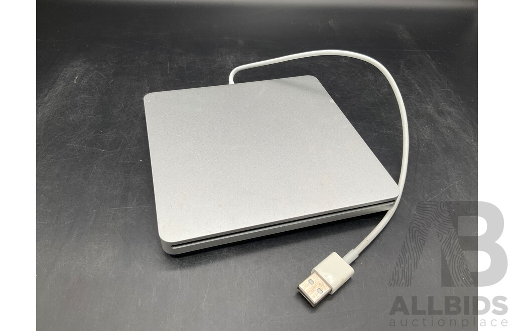 Apple USB SuperDrive External DVD-RW Drive - Silver - ORP $179.99