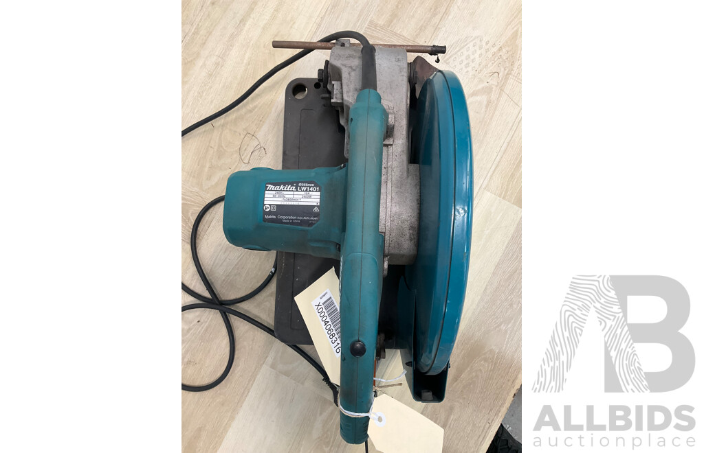 Makita 355mm 2400W Abrasive Cut-Off Saw LW1401  - ORP $408