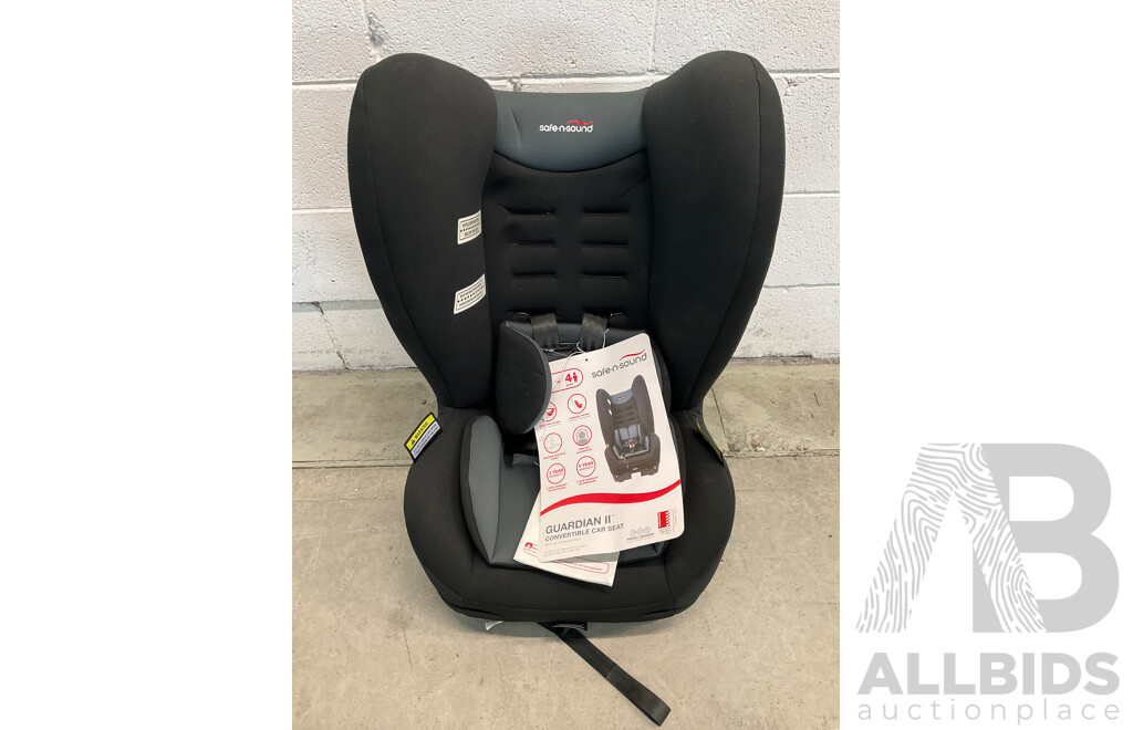 Safe-n-Sound Guardian II Convertible Car Seat Black