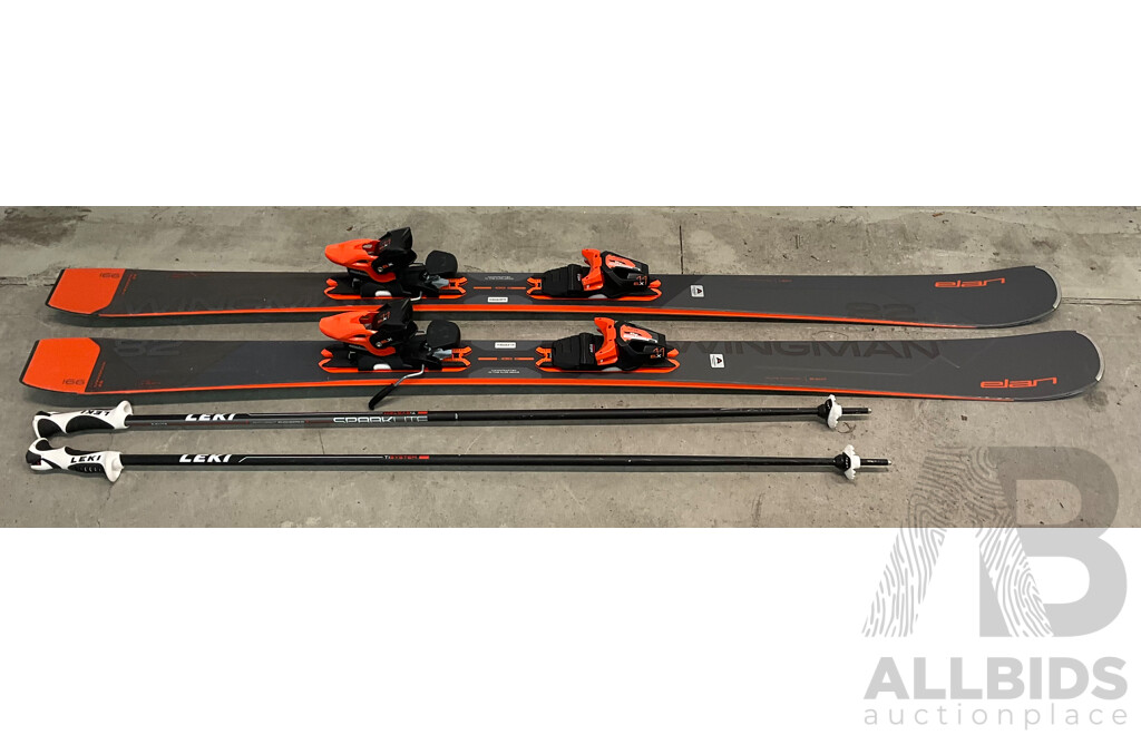 Elan Wingman 82 TI Ski Set