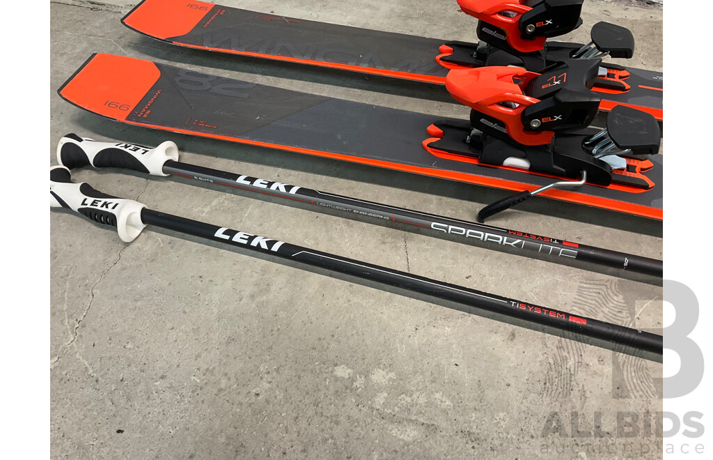 Elan Wingman 82 TI Ski Set