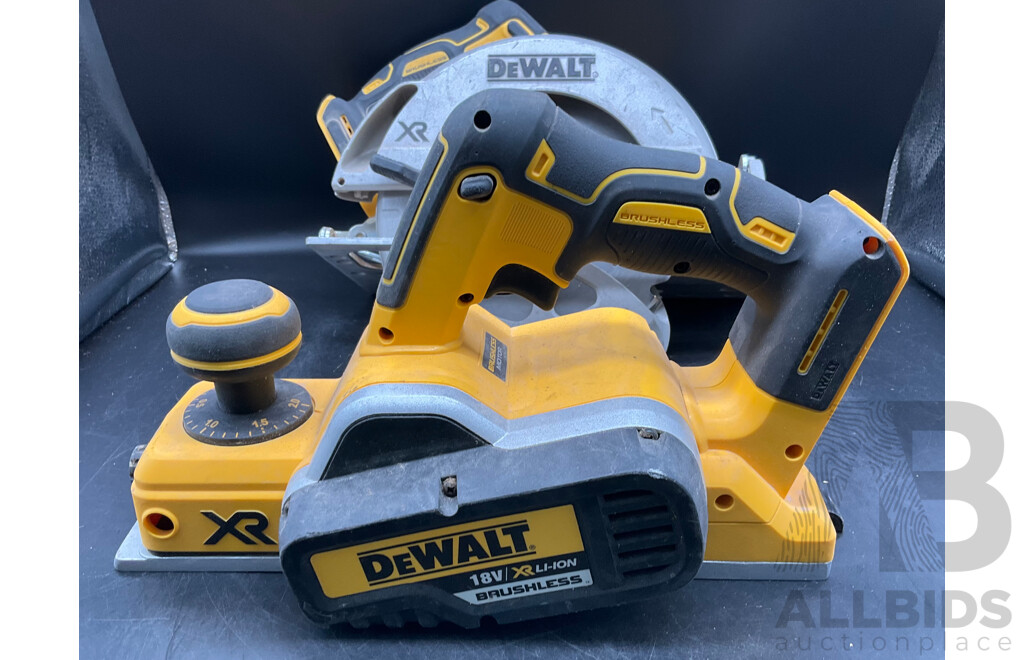 Dewalt Cordless Brushless Planer & Circular Saw