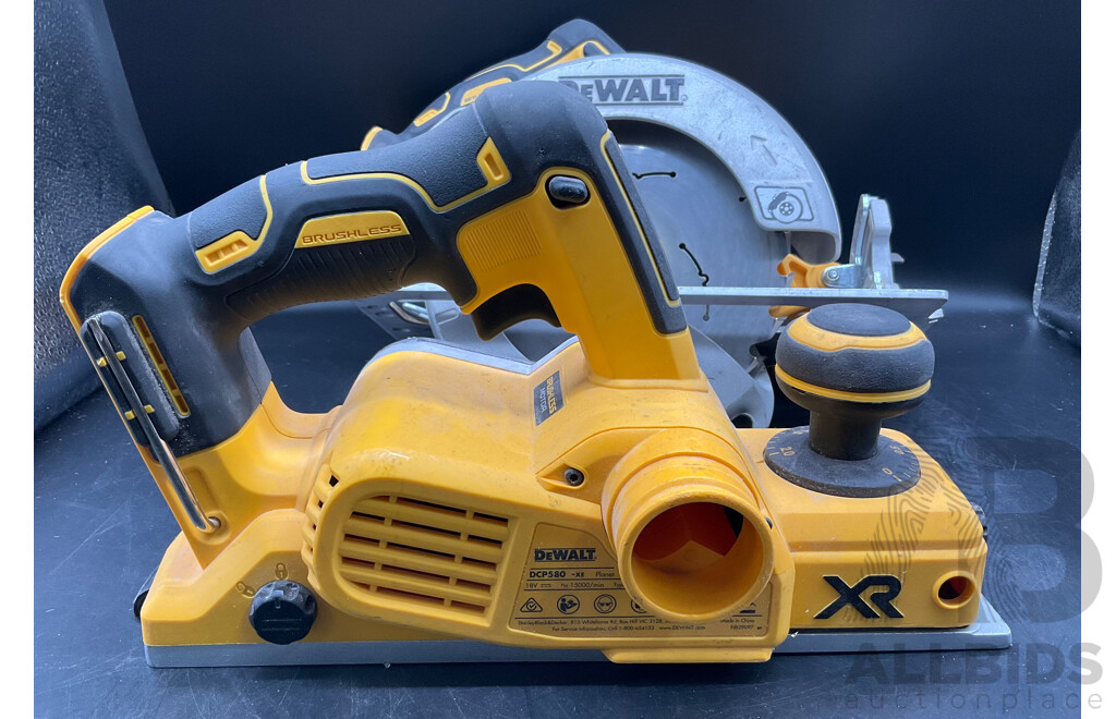 Dewalt Cordless Brushless Planer & Circular Saw