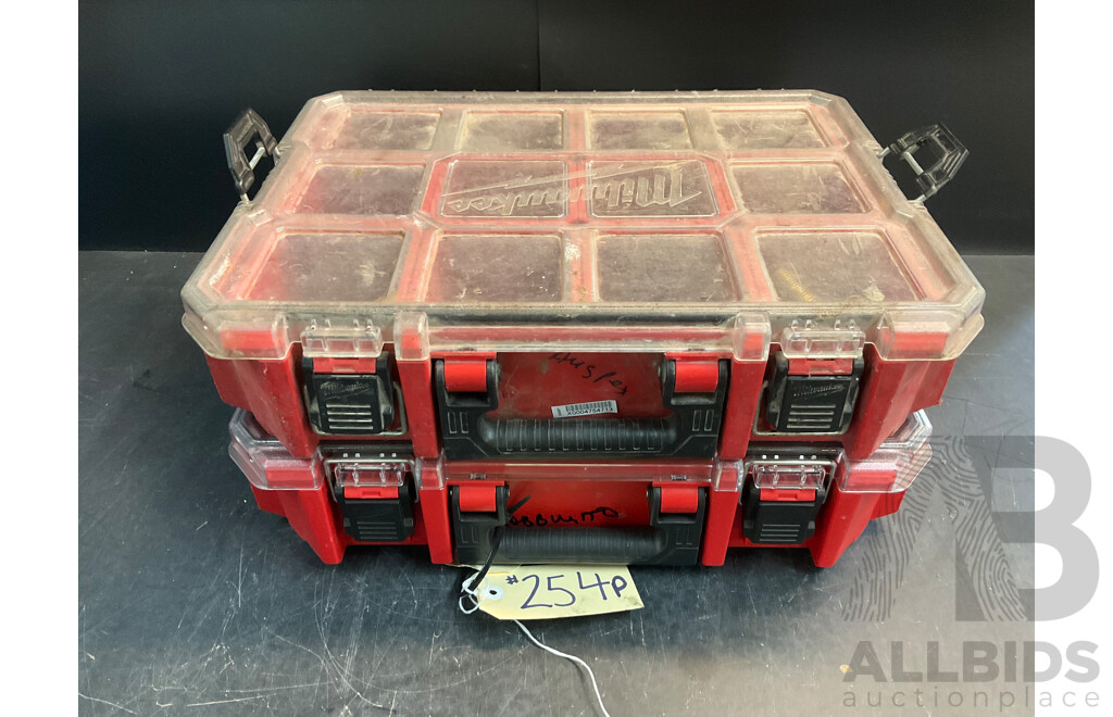 Milwaukee Packout Tool Boxes (x2)