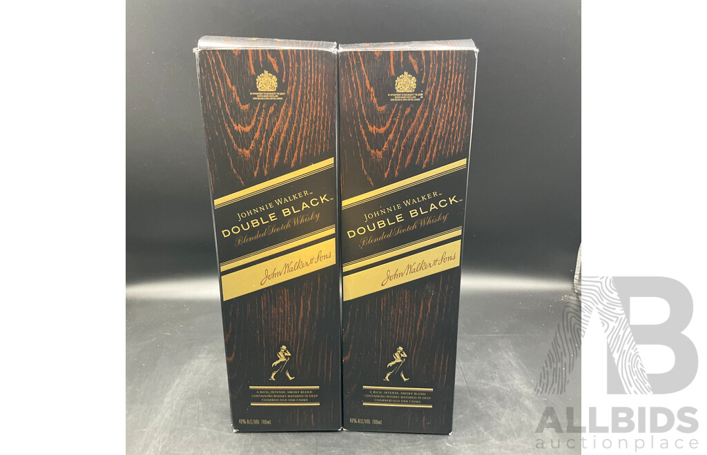 Johnnie Walker Double Black 700ml X 2