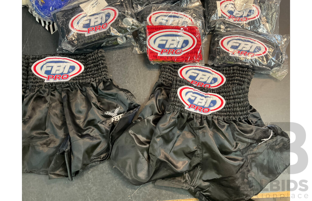 Assorted Juniors Muay Thai Gear & Clothing - Shorts & Groin Guards