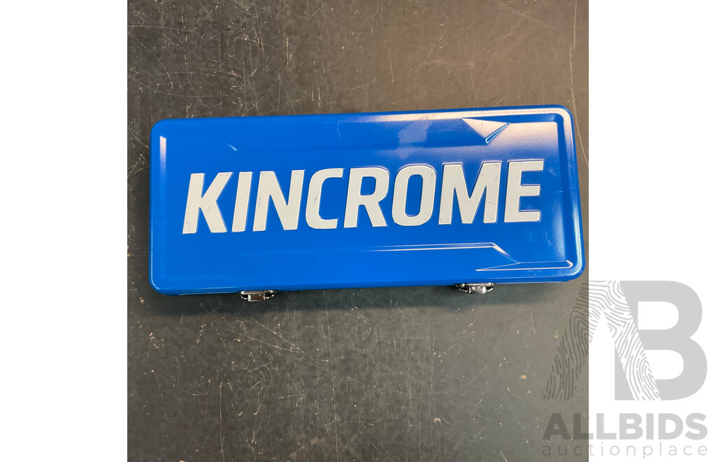 KINCROME K28091 Drive Metric and Imperial Socket Set - 75 Piece - ORP$289