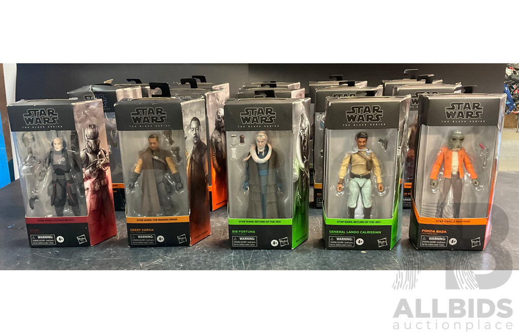 Star Wars 'The Black Series' Figurines - Lot of 15