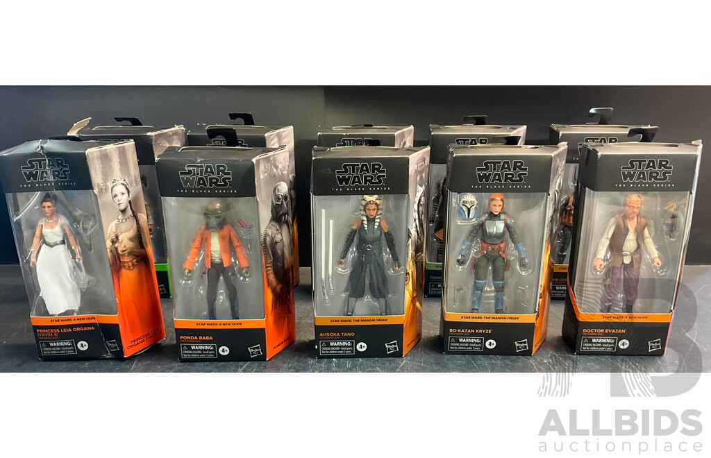 Star Wars 'The Black Series' Figurines - Lot of 15