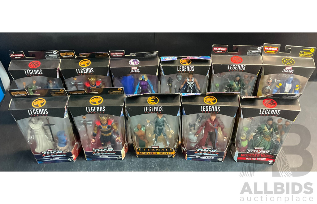 Marvel 'Legends Series' Figurines - Lot of 11