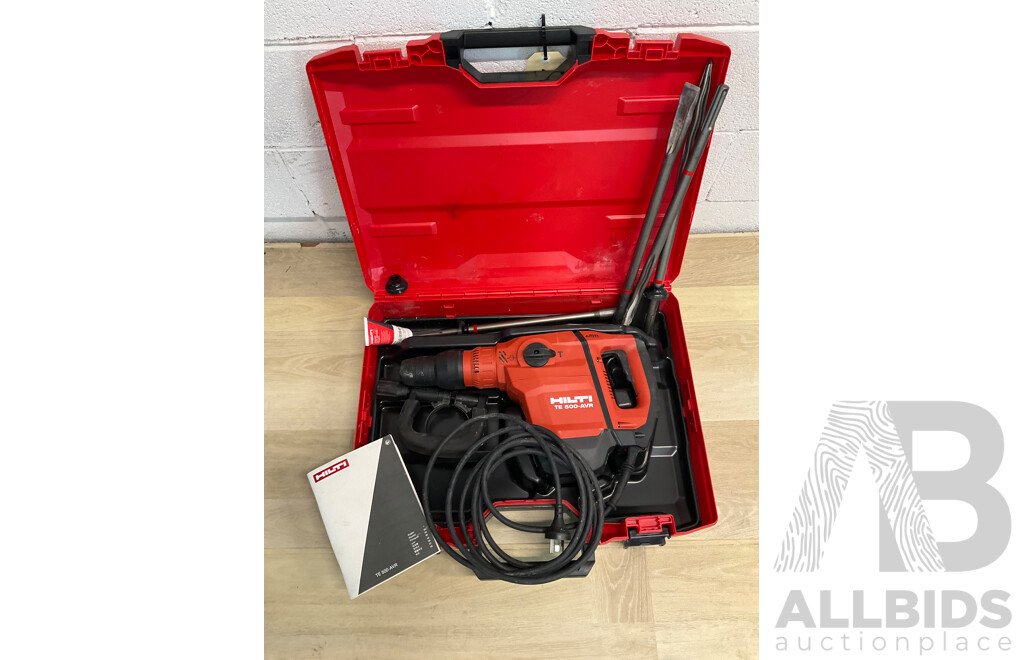 HILTI TE 500-AVR Demolition Hammer