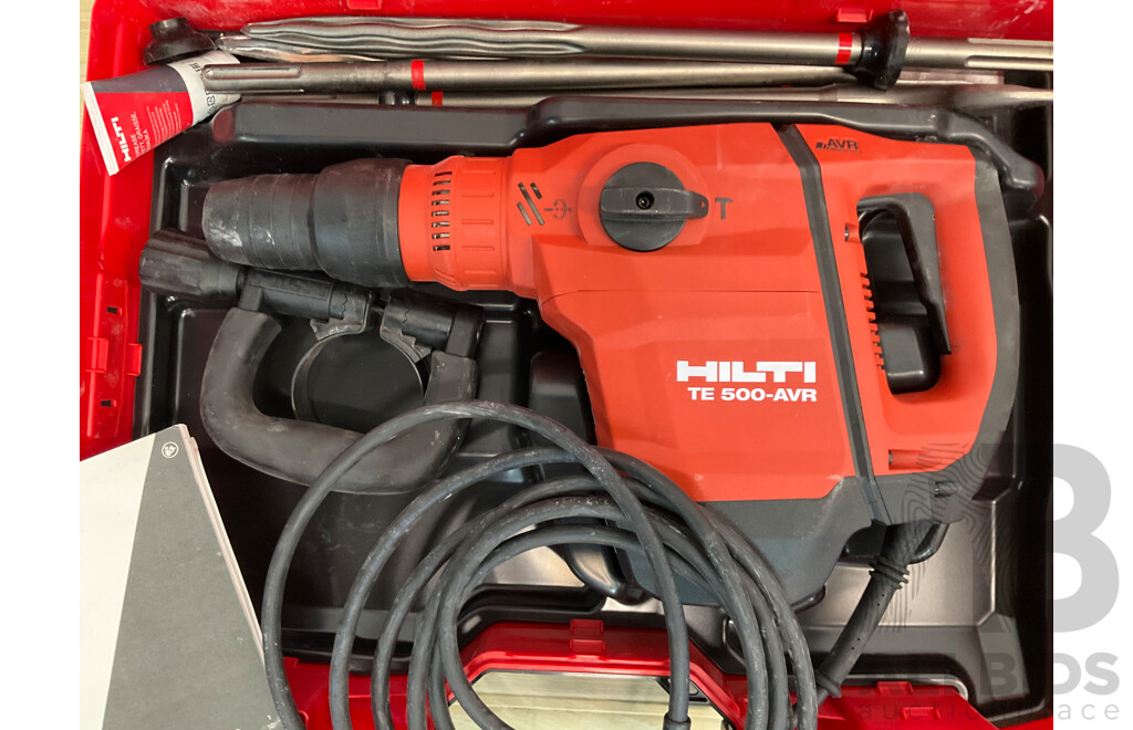 HILTI TE 500-AVR Demolition Hammer